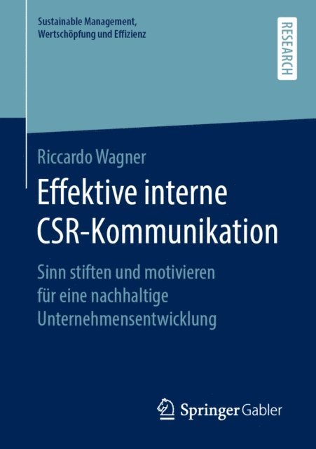 Riccardo Wagner - Effektive interne CSR-Kommunikation, E-bok