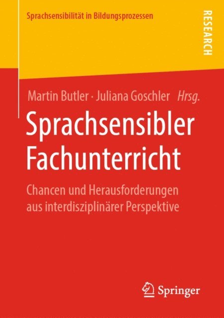 Juliana Goschler, Martin Butler - Sprachsensibler Fachunterricht, E-bok