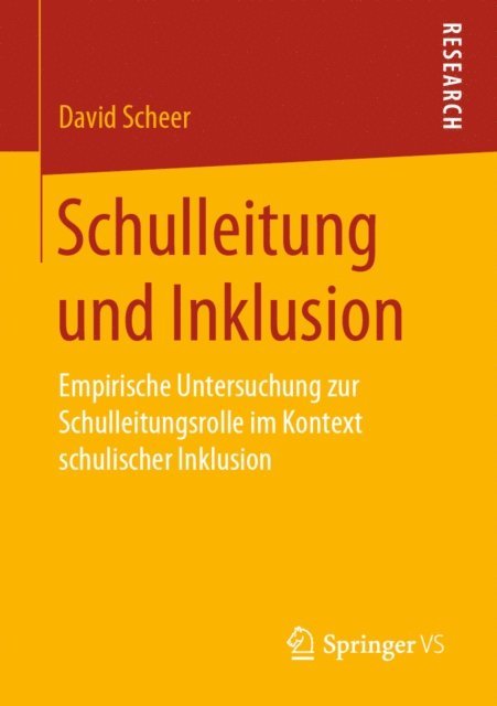 David Scheer - Schulleitung und Inklusion, E-bok