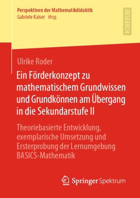 Ulrike Roder - Ein Förderkonzept zu mathematischem Grundwissen und Grundkönnen am Übergang in die Sekundarstufe II, E-bok