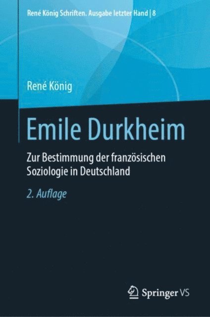 Rene Konig, Clemens Albrecht - Emile Durkheim, E-bok