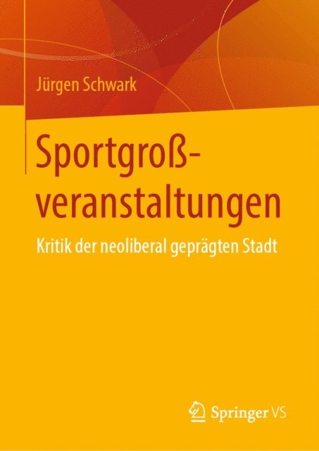 Jurgen Schwark - Sportgroßveranstaltungen, E-bok