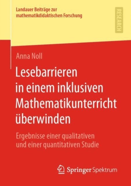 Anna Noll - Lesebarrieren in einem inklusiven Mathematikunterricht überwinden, E-bok