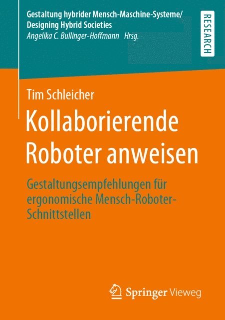 Tim Schleicher - Kollaborierende Roboter anweisen, E-bok