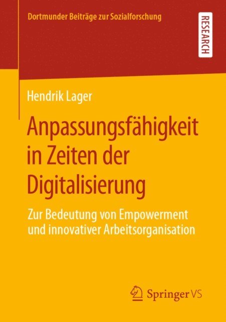 Hendrik Lager - Anpassungsfähigkeit in Zeiten der Digitalisierung, E-bok
