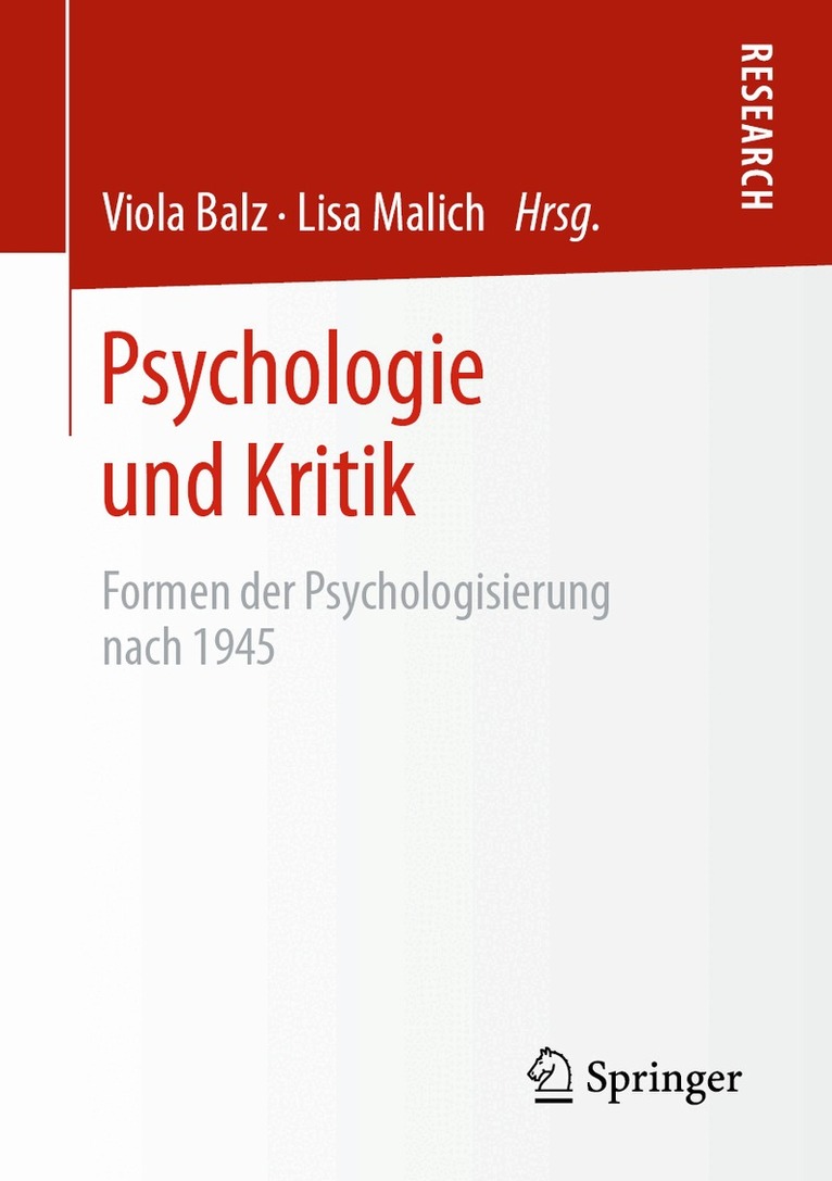 Viola Balz, Lisa Malich - Psychologie und Kritik, Häftad