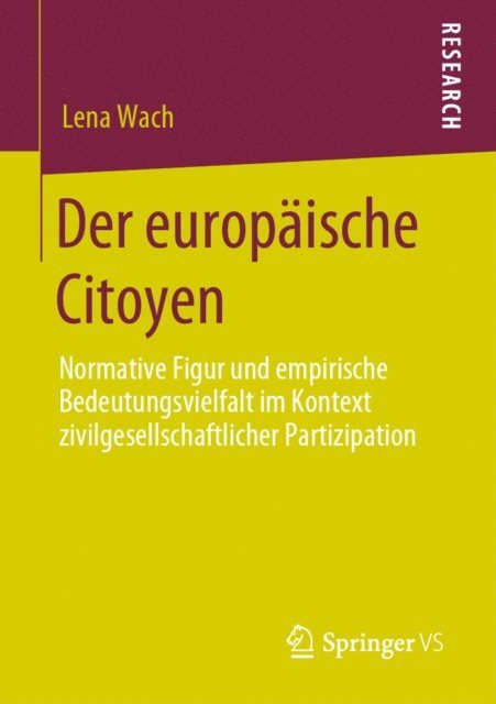 Lena Wach - Der europäische Citoyen, E-bok