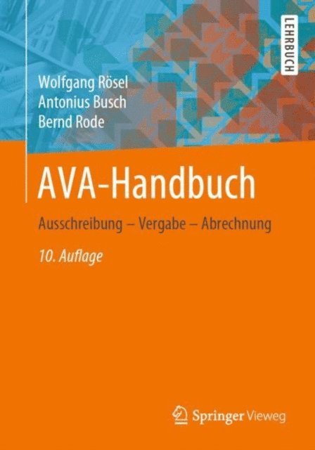 Bernd Rode, Antonius Busch, Wolfgang Rosel - AVA-Handbuch, E-bok. Tillgänglighet: Lägg i varukorg