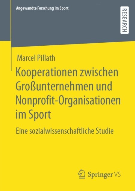 Marcel Pillath - Kooperationen zwischen Großunternehmen und Nonprofit-Organisationen im Sport, E-bok