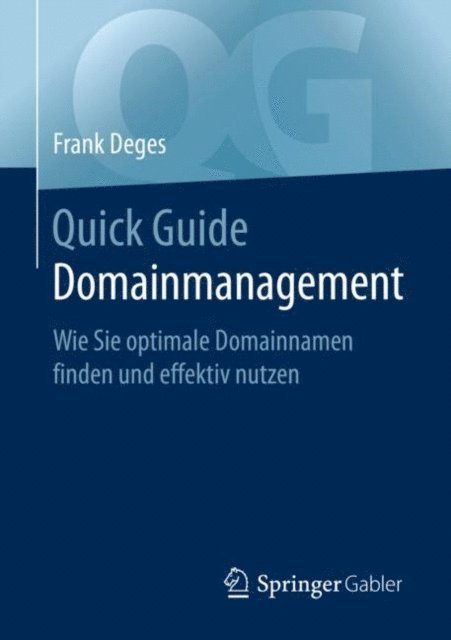 Frank Deges - Quick Guide Domainmanagement, E-bok