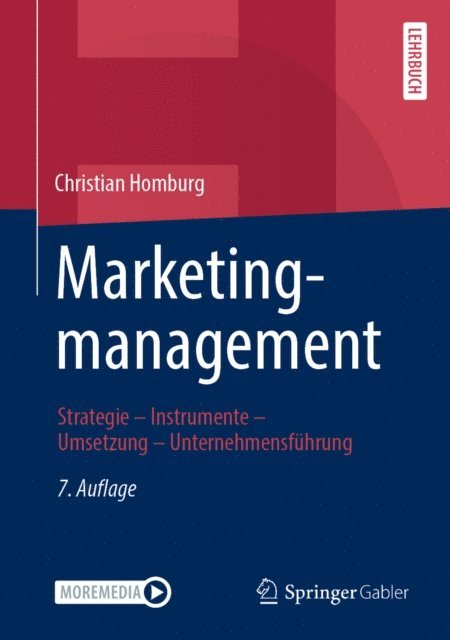 Christian Homburg - Marketingmanagement, E-bok