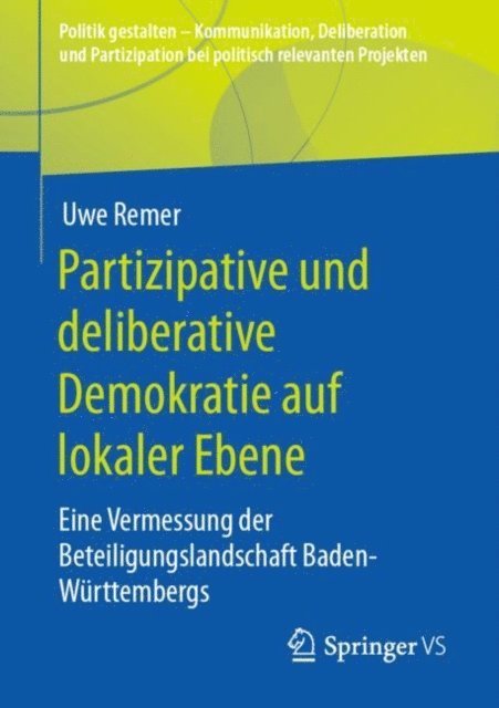 Uwe Remer - Partizipative und deliberative Demokratie auf lokaler Ebene, E-bok