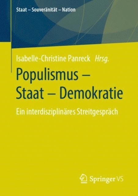 Isabelle-Christine Panreck - Populismus – Staat – Demokratie, E-bok