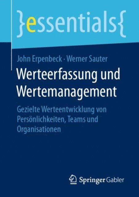 Werner Sauter, John Erpenbeck - Werteerfassung und Wertemanagement, E-bok