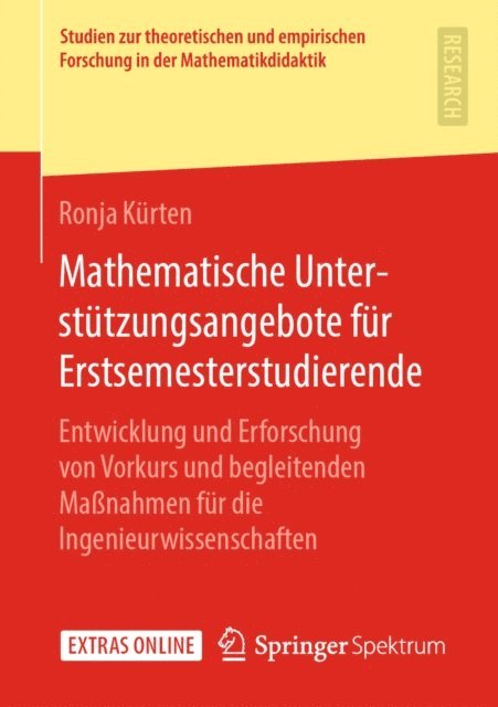 Ronja Kurten - Mathematische Unterstützungsangebote für Erstsemesterstudierende, E-bok
