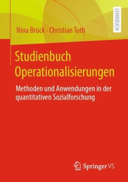 Christian Toth, Nina Bruck - Studienbuch Operationalisierungen, E-bok