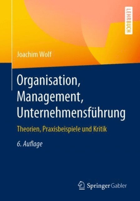 Joachim Wolf - Organisation, Management, Unternehmensführung, E-bok