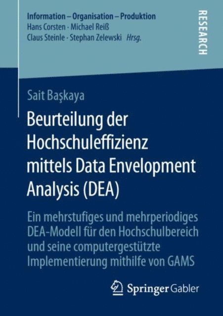Sait Baskaya - Beurteilung der Hochschuleffizienz mittels Data Envelopment Analysis (DEA), E-bok