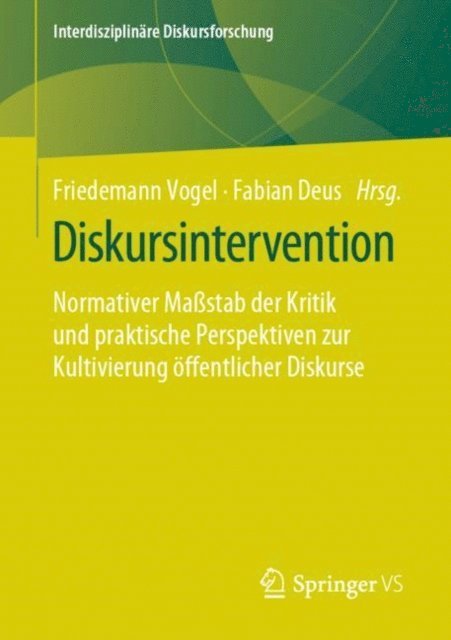 Fabian Deus, Friedemann Vogel - Diskursintervention, E-bok