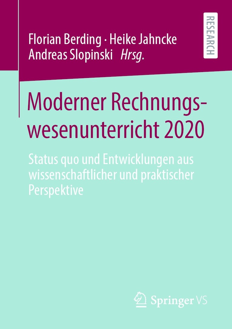 Florian Berding, Heike Jahncke, Andreas Slopinski - Moderner Rechnungswesenunterricht 2020, Häftad