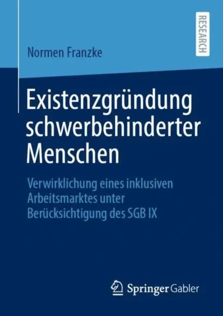Normen Franzke - Existenzgründung schwerbehinderter Menschen, E-bok. Tillgänglighet: Lägg i varukorg
