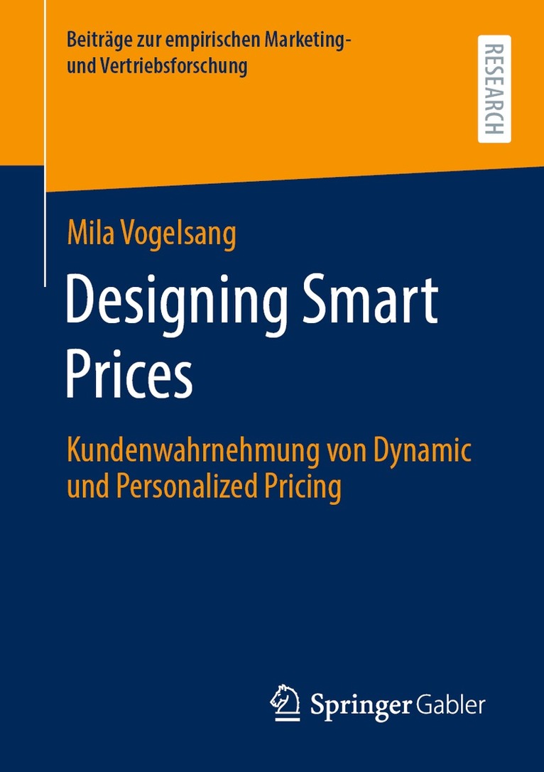 Mila Vogelsang - Designing Smart Prices, Häftad