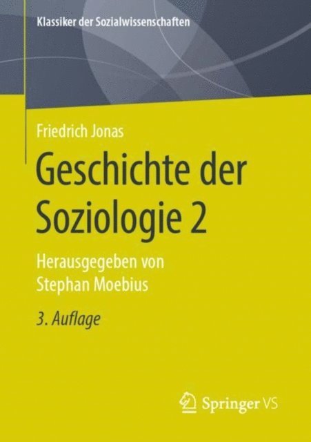 Friedrich Jonas, Stephan Moebius - Geschichte der Soziologie 2, E-bok