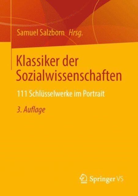 Samuel Salzborn - Klassiker der Sozialwissenschaften, E-bok