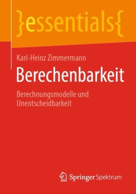 Karl-Heinz Zimmermann - Berechenbarkeit, E-bok