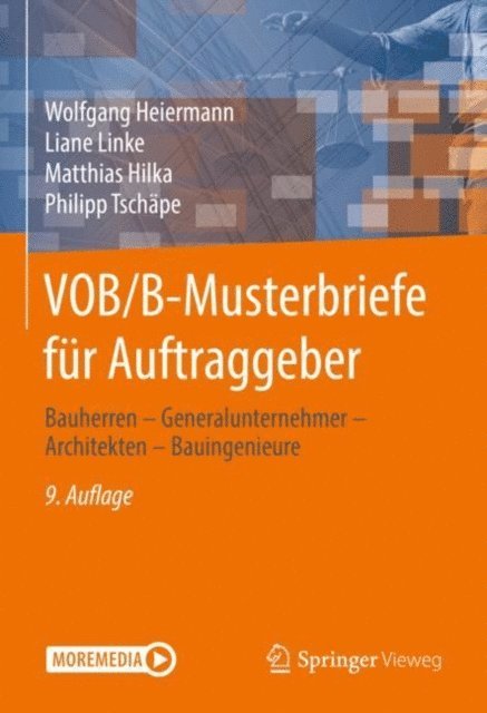 Philipp Tschape, Matthias Hilka, Liane Linke, Wolfgang Heiermann - VOB/B-Musterbriefe für Auftraggeber, E-bok