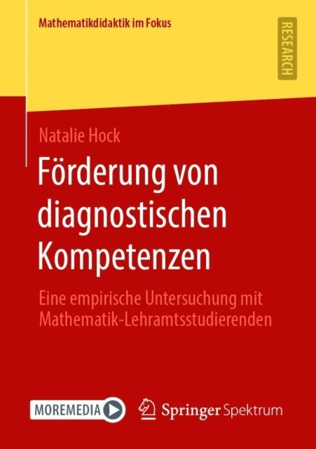 Natalie Hock - Förderung von diagnostischen Kompetenzen, E-bok