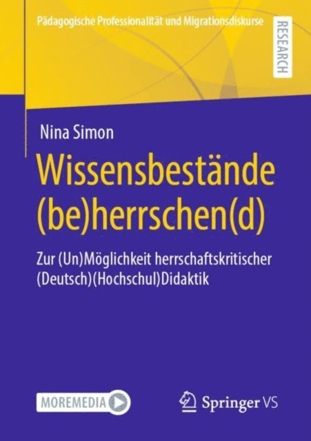 Nina Simon - Wissensbestände (be)herrschen(d), E-bok