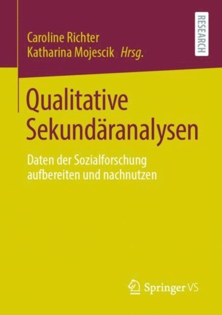 Katharina Mojescik, Caroline Richter - Qualitative Sekundäranalysen, E-bok. Tillgänglighet: Lägg i varukorg