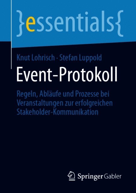 Stefan Luppold, Knut Lohrisch - Event-Protokoll, E-bok