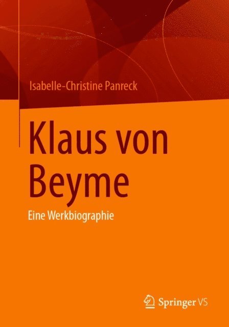 Isabelle-Christine Panreck - Klaus von Beyme, E-bok