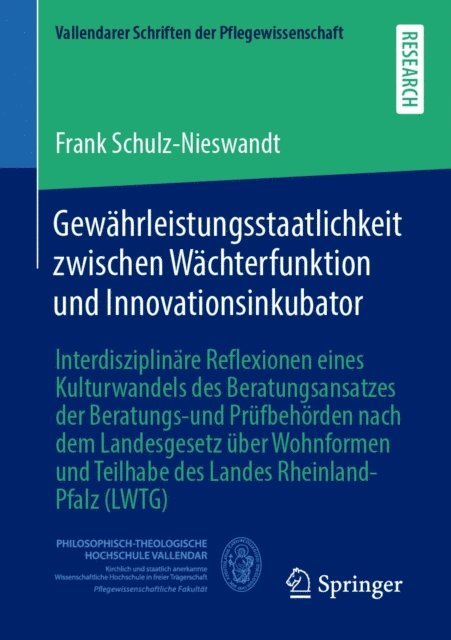 Frank Schulz-Nieswandt - Gewährleistungsstaatlichkeit zwischen Wächterfunktion und Innovationsinkubator, E-bok