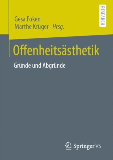 Marthe Kruger, Gesa Foken - Offenheitsästhetik, E-bok