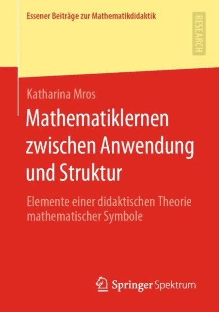 Katharina Mros - Mathematiklernen zwischen Anwendung und Struktur, E-bok