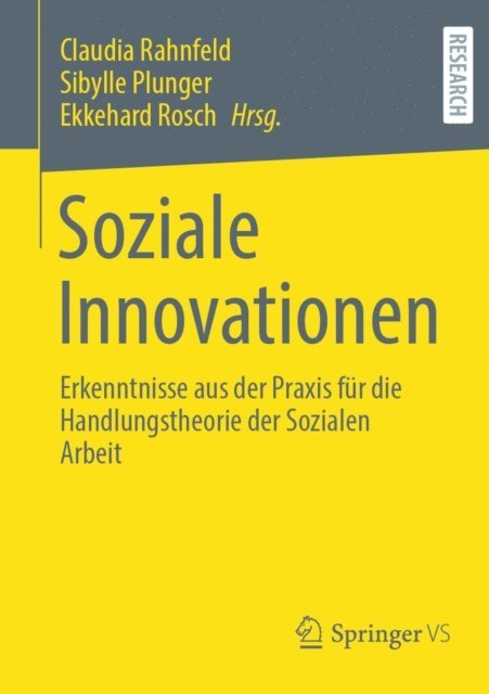 Ekkehard Rosch, Sibylle Plunger, Claudia Rahnfeld - Soziale Innovationen, E-bok