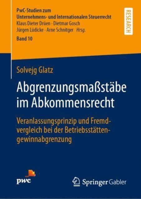 Solvejg Glatz - Abgrenzungsmaßstäbe im Abkommensrecht, E-bok
