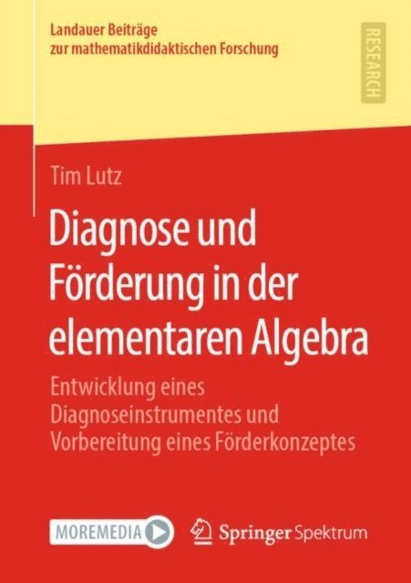 Tim Lutz - Diagnose und Förderung in der elementaren Algebra, E-bok