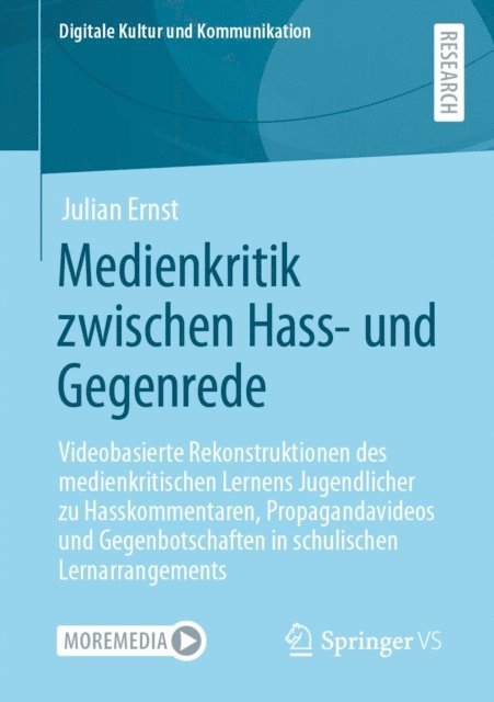 Julian Ernst - Medienkritik zwischen Hass- und Gegenrede, E-bok