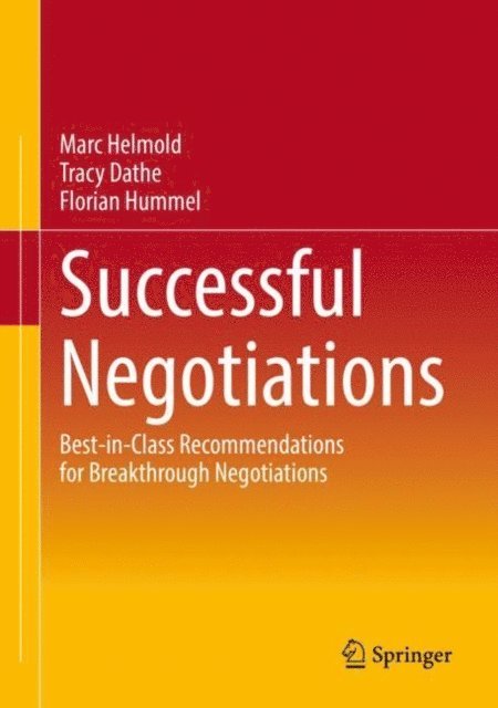 Florian Hummel, Tracy Dathe, Marc Helmold - Successful Negotiations, E-bok