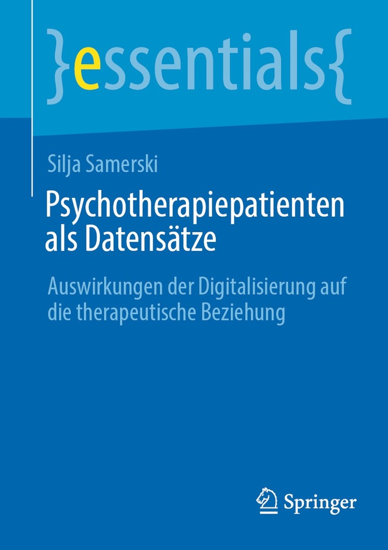Silja Samerski - Psychotherapiepatienten als Datensätze, Häftad