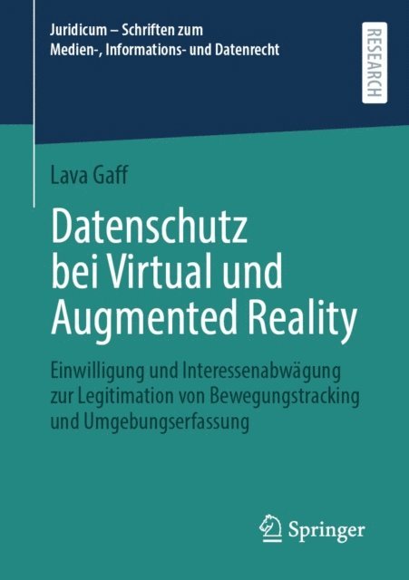 Lava Gaff - Datenschutz bei Virtual und Augmented Reality, E-bok