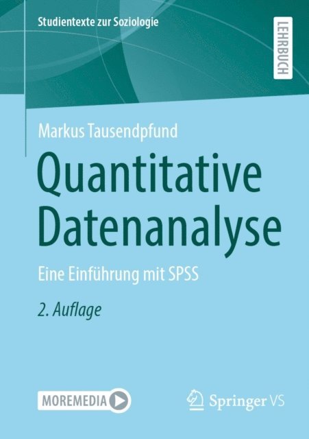 Markus Tausendpfund - Quantitative Datenanalyse, E-bok
