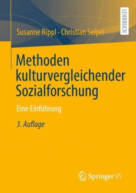 Christian Seipel, Susanne Rippl - Methoden kulturvergleichender Sozialforschung, E-bok