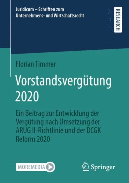 Florian Timmer - Vorstandsvergütung 2020, E-bok