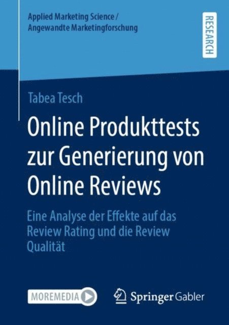 Tabea Tesch - Online Produkttests zur Generierung von Online Reviews, E-bok