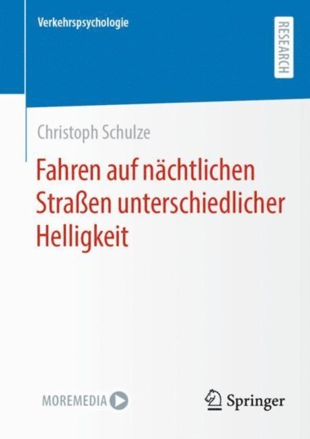 Christoph Schulze - Fahren auf nächtlichen Straßen unterschiedlicher Helligkeit, E-bok